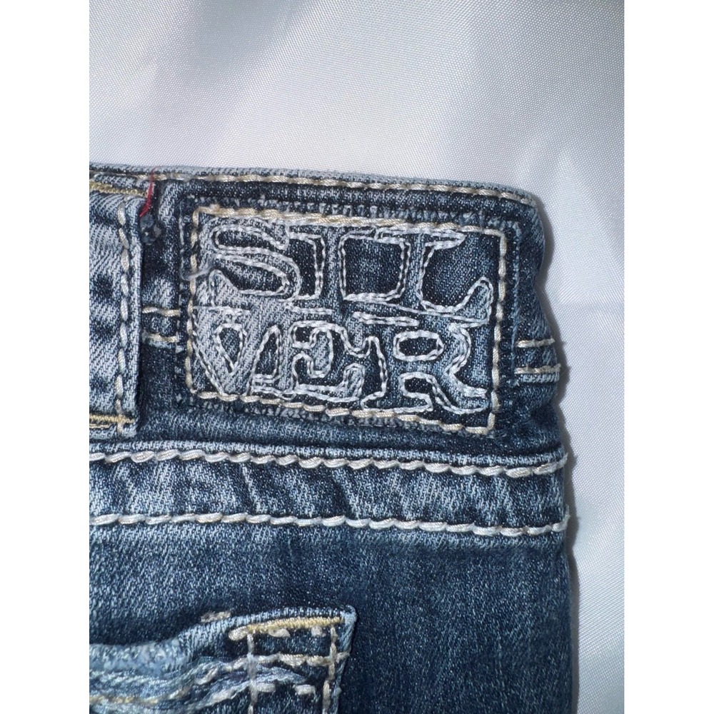 Silver jeans‎ low rise embellished wings capri jeans 32 (runs small in thighs) - Picture 5 of 12